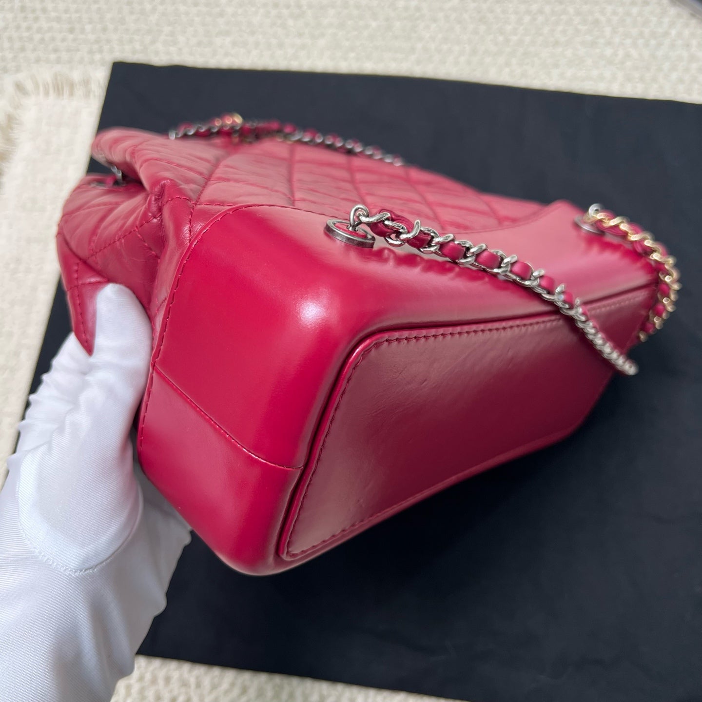 Chanel - Gabrielle - Leather - Pink - (small)