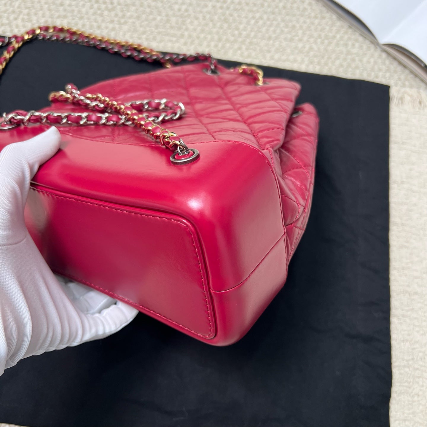 Chanel - Gabrielle - Leather - Pink - (small)