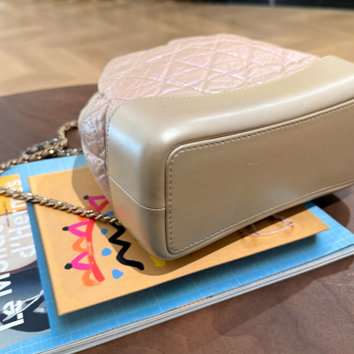 Chanel - Gabrielle - Leather - Pink - (Small)