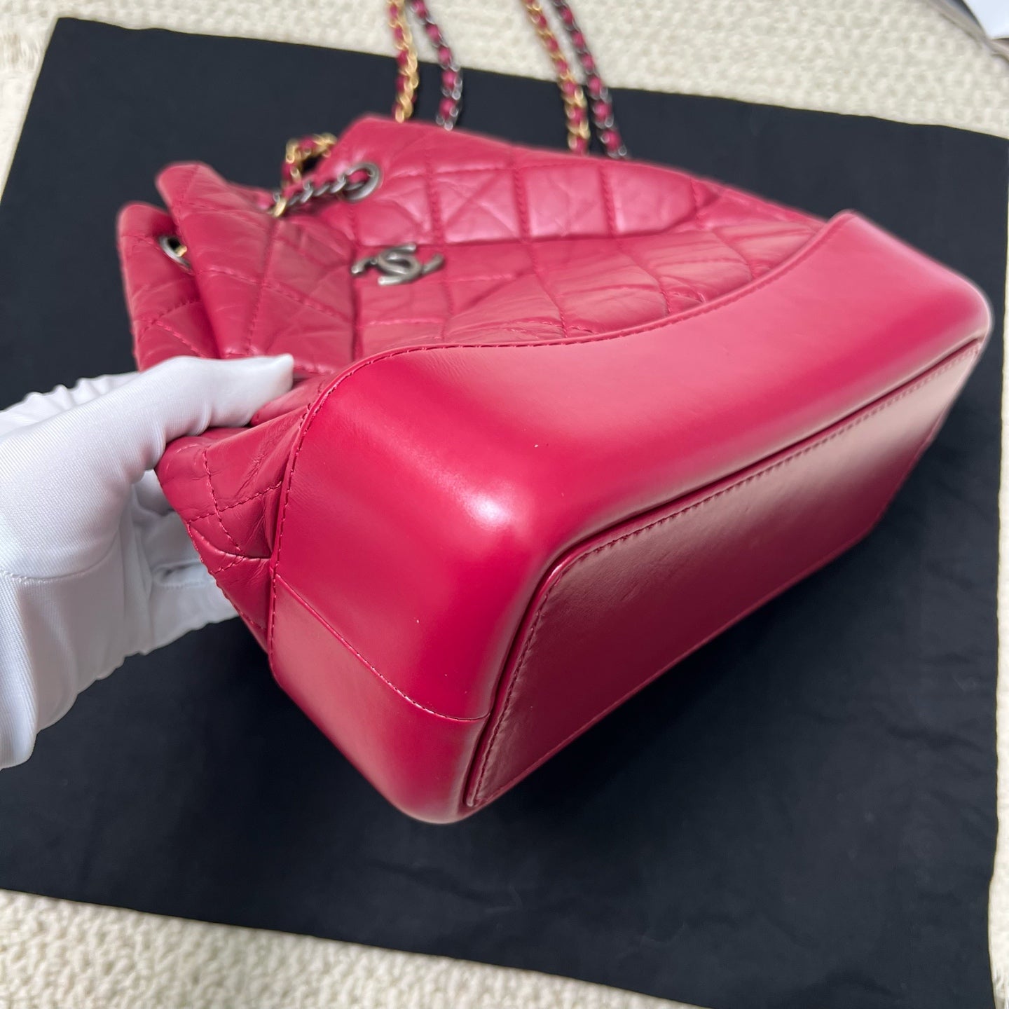 Chanel - Gabrielle - Leather - Pink - (small)