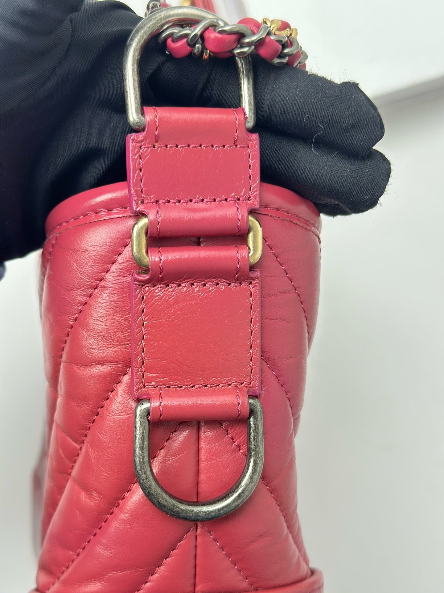 Chanel - Gabrielle - Leather - Pink - (Small)