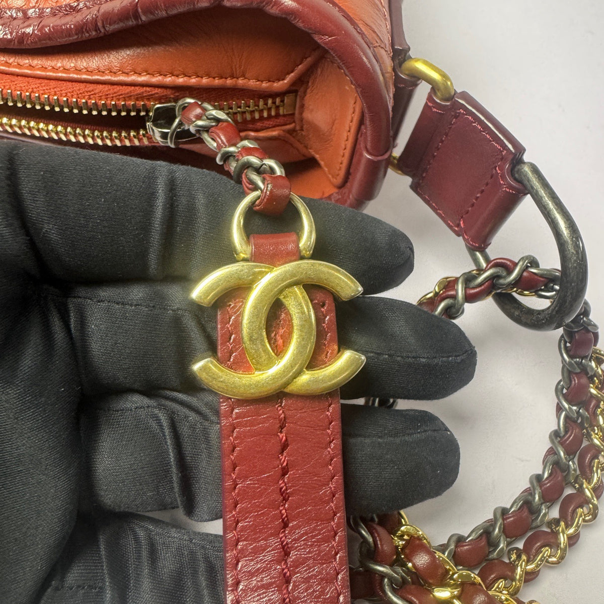 Chanel - Gabrielle - Leather - Red