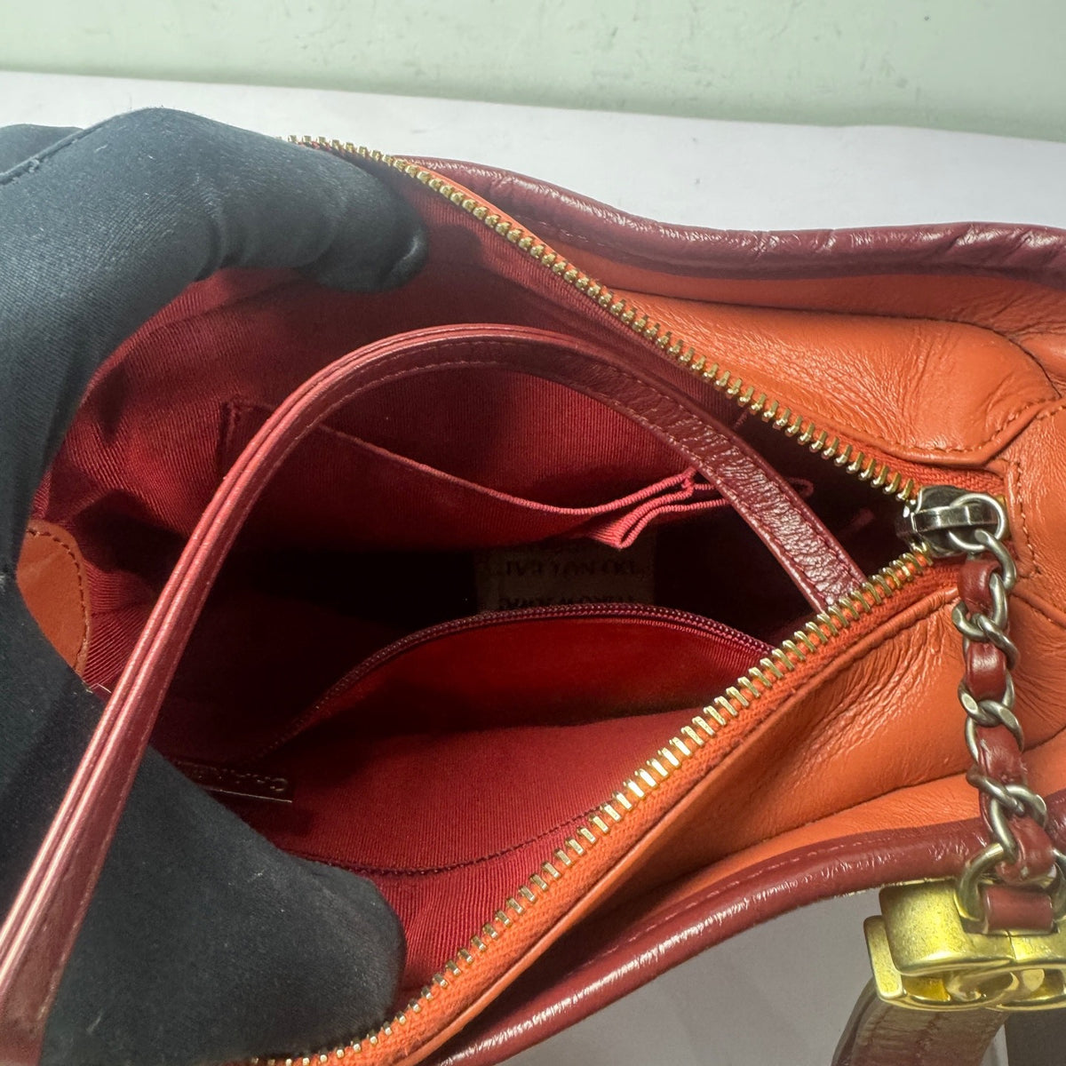 Chanel - Gabrielle - Leather - Red