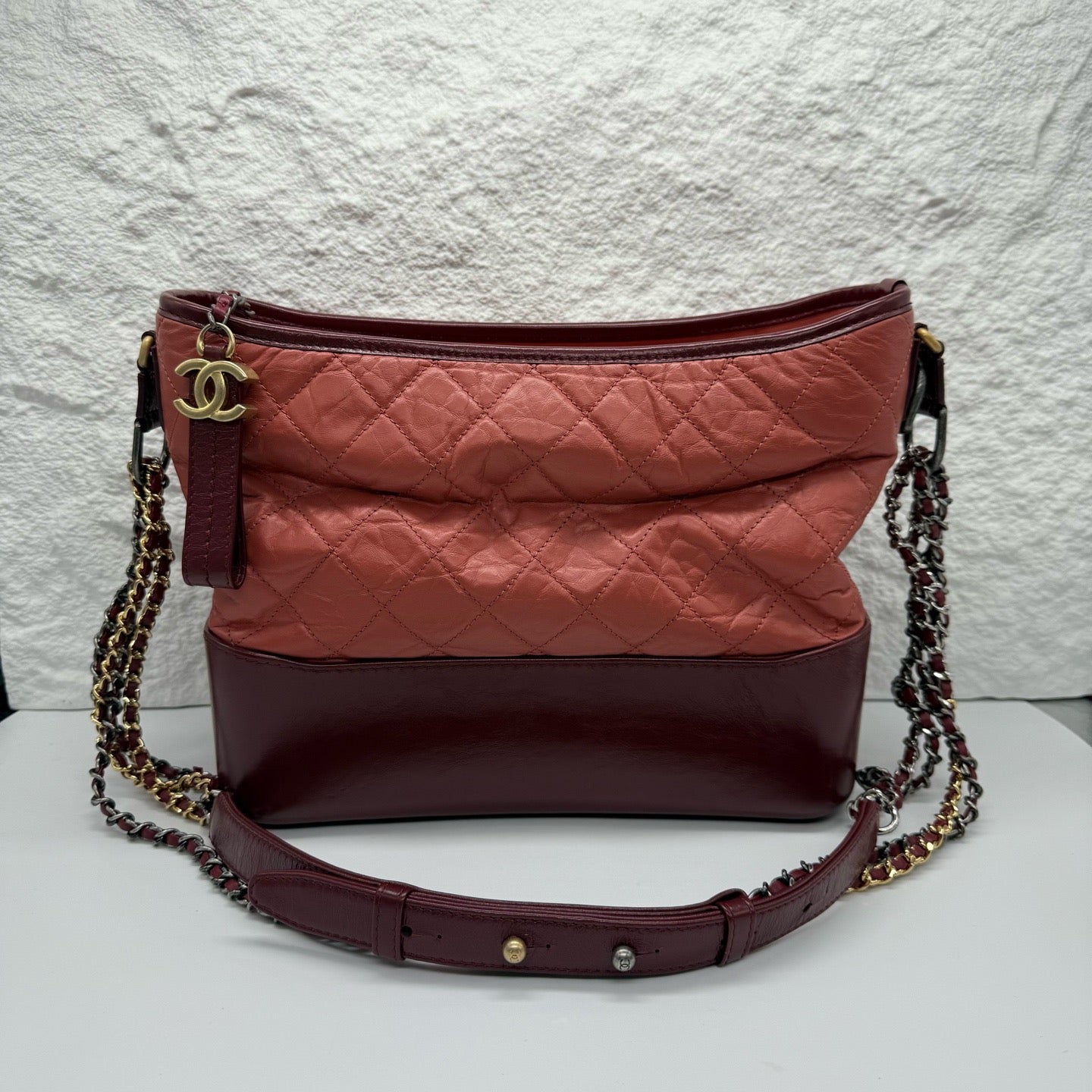 Chanel - Gabrielle - Leather - Red - (medium)