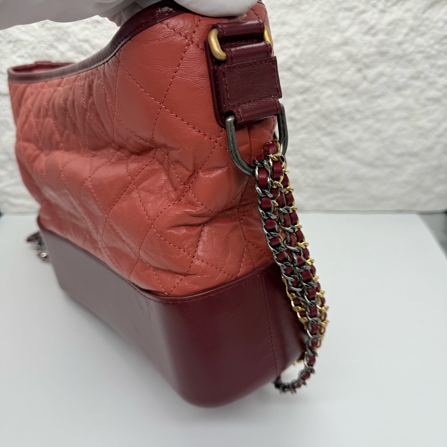 Chanel - Gabrielle - Leather - Red - (medium)
