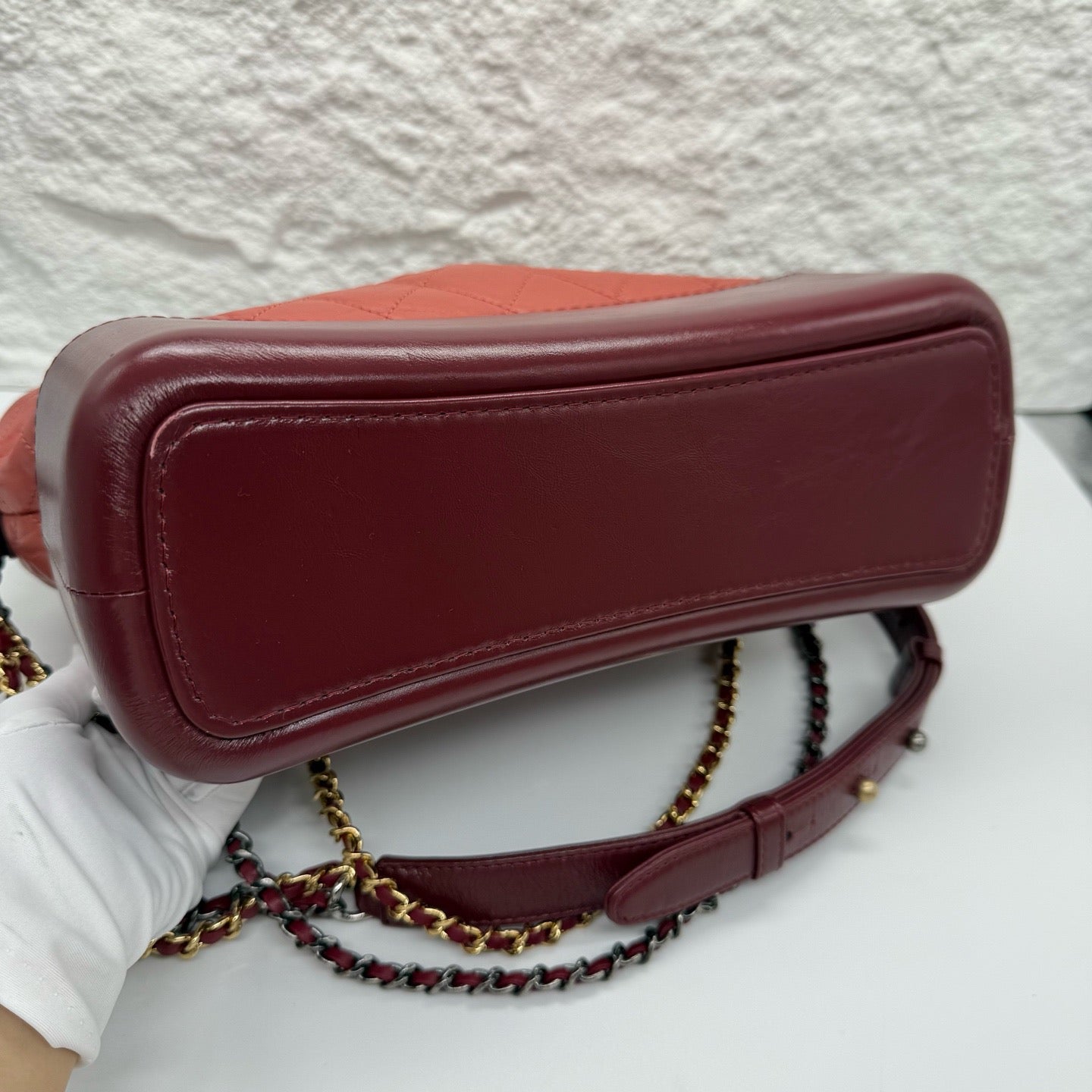 Chanel - Gabrielle - Leather - Red - (medium)