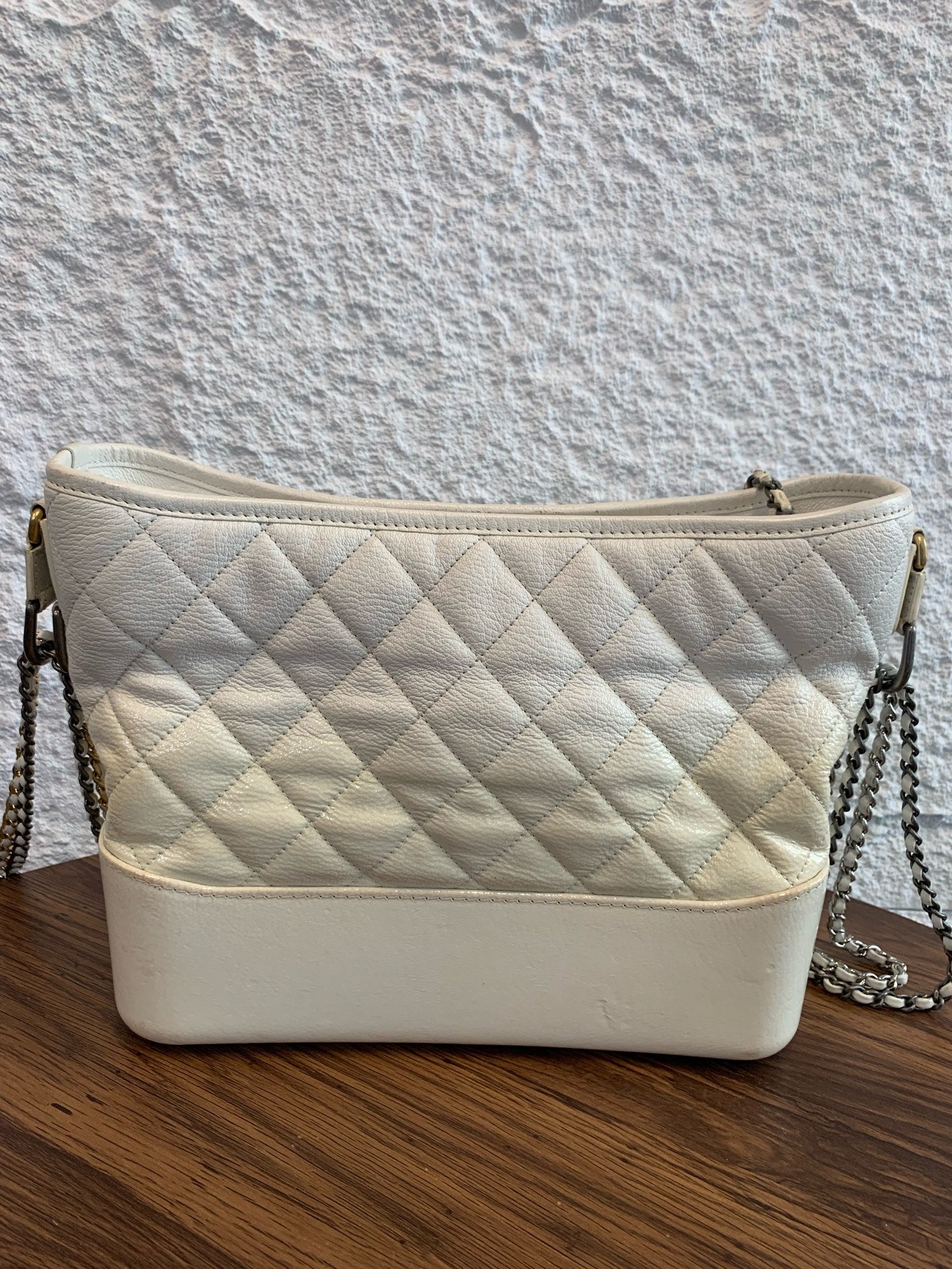 Chanel - Gabrielle - Leather - White - (medium)