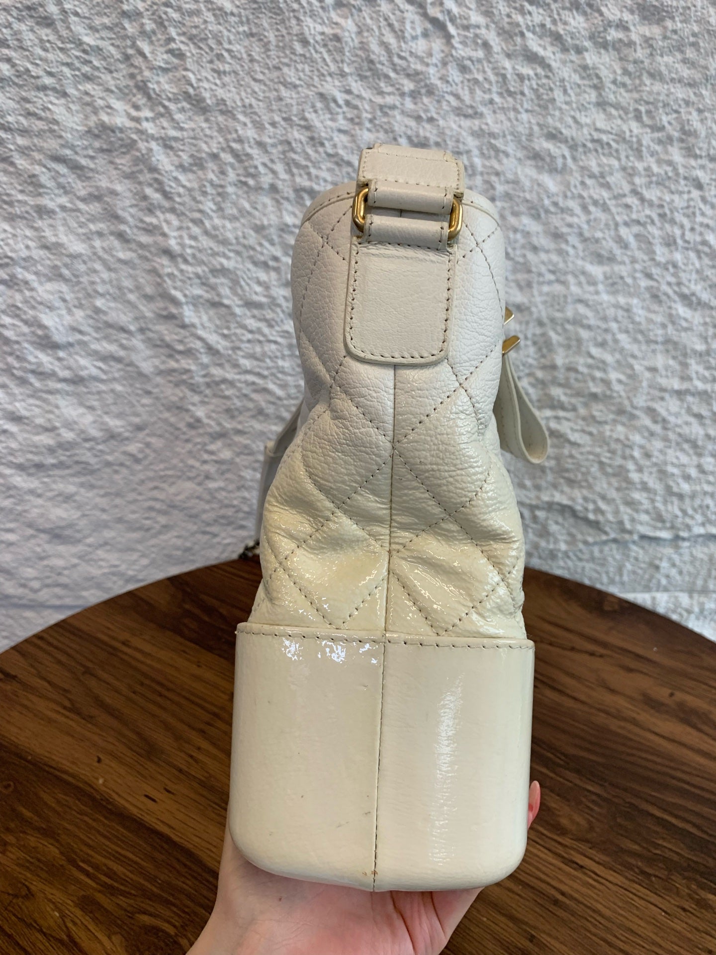 Chanel - Gabrielle - Leather - White - (medium)