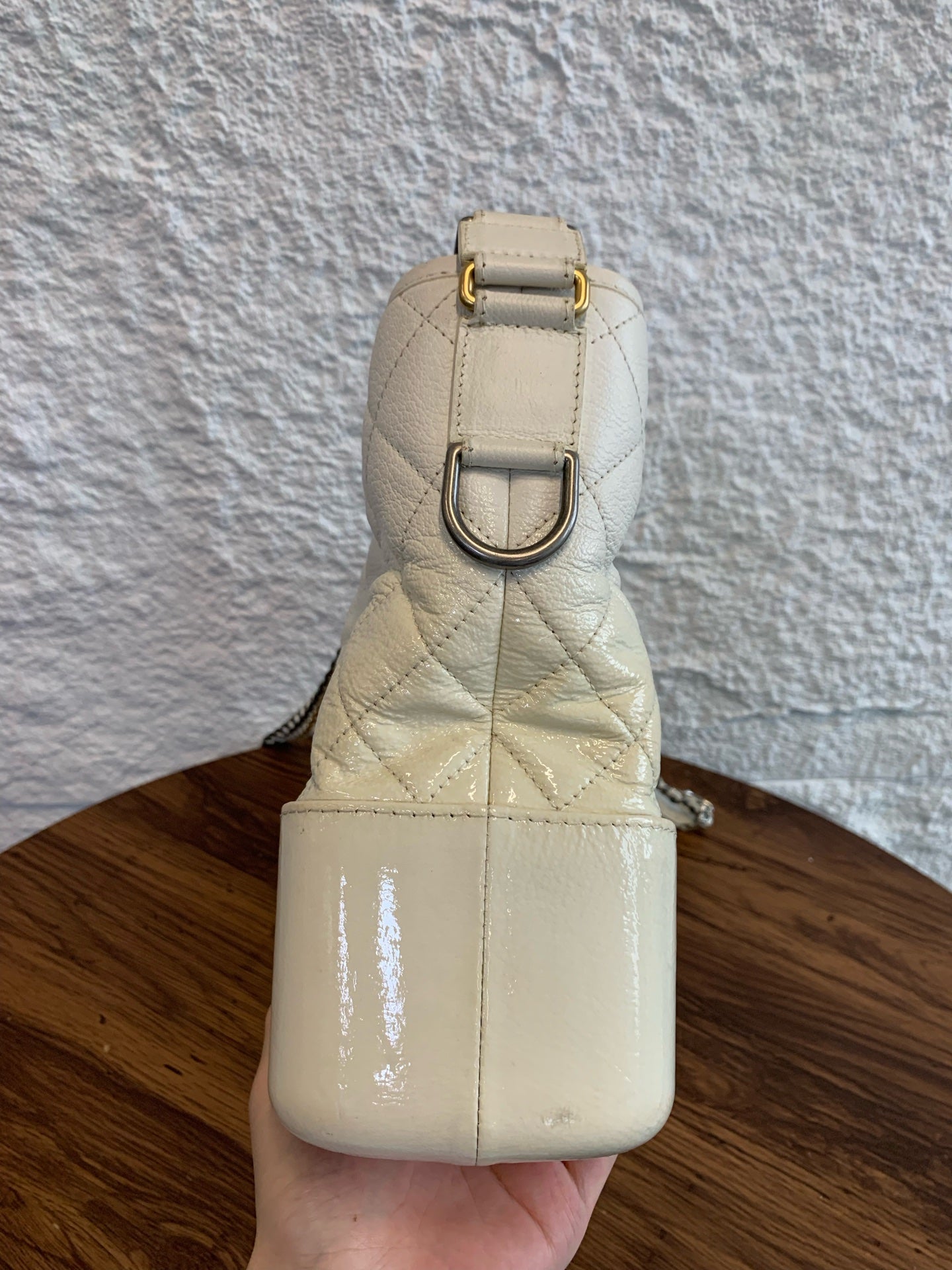 Chanel - Gabrielle - Leather - White - (medium)
