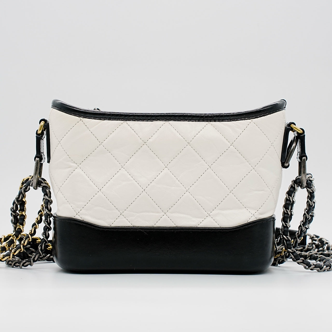 Chanel - Gabrielle - Leather - White - (Small)