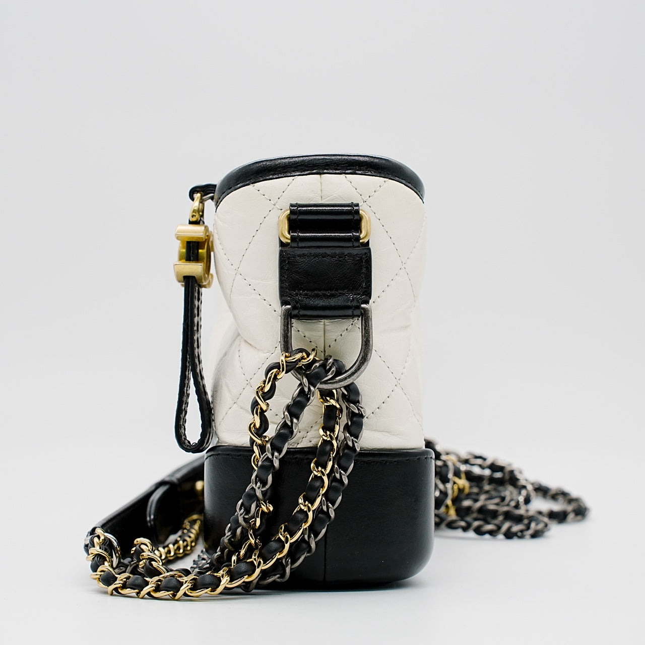 Chanel - Gabrielle - Leather - White - (Small)