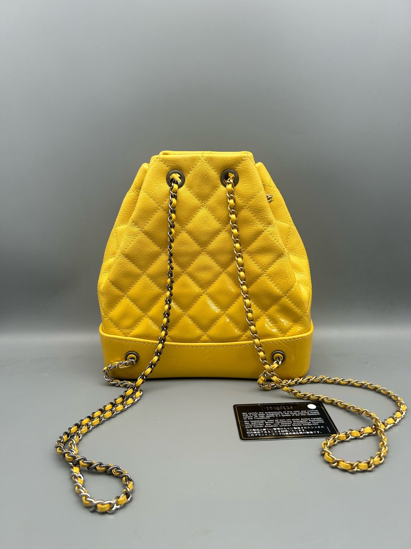 Chanel - Gabrielle - Leather - Yellow - (small)