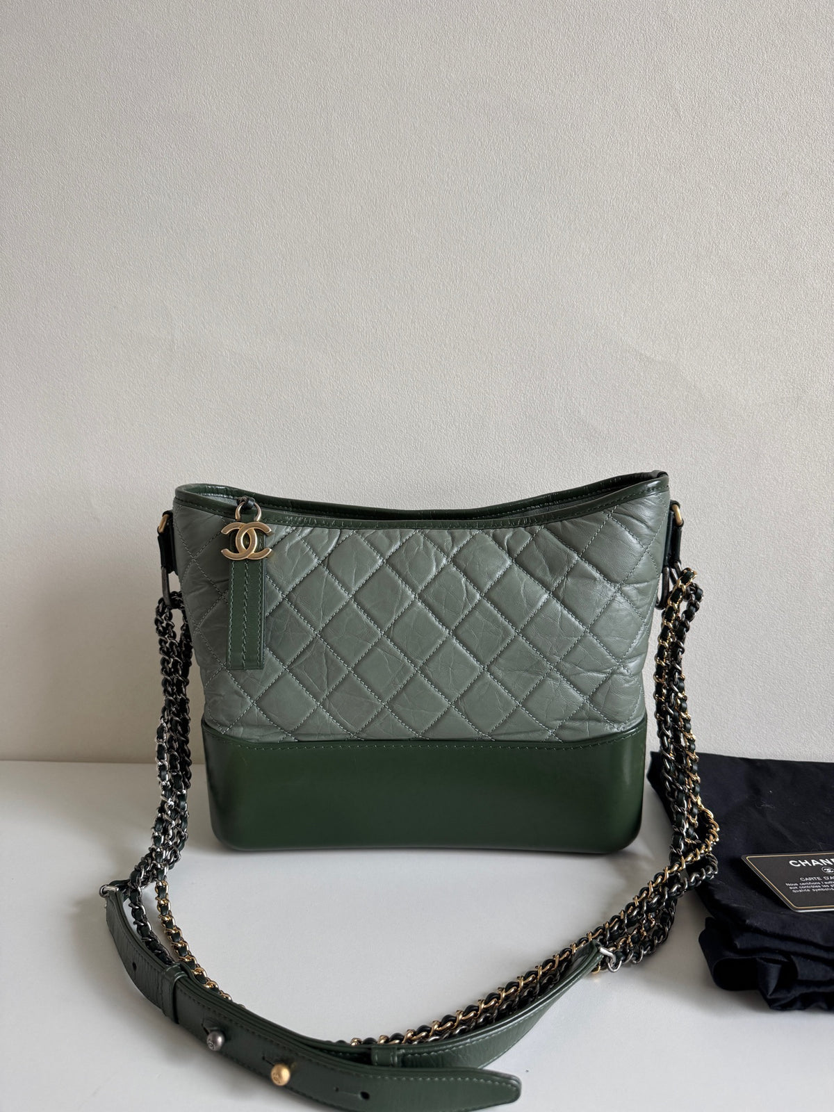 Chanel - Gabrielle Medium - Leather - Green - (medium)