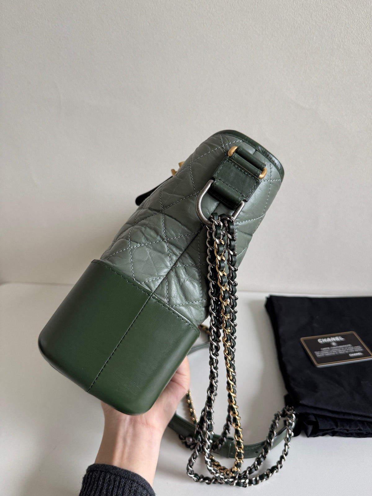 Chanel - Gabrielle Medium - Leather - Green - (medium)