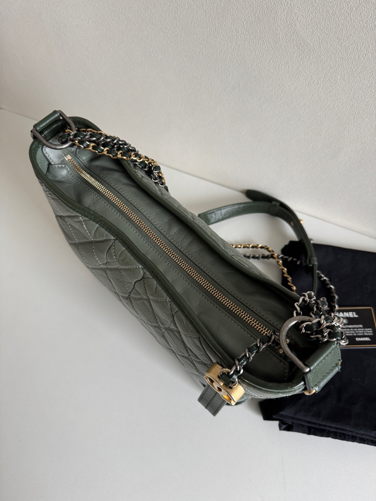 Chanel - Gabrielle Medium - Leather - Green - (medium)