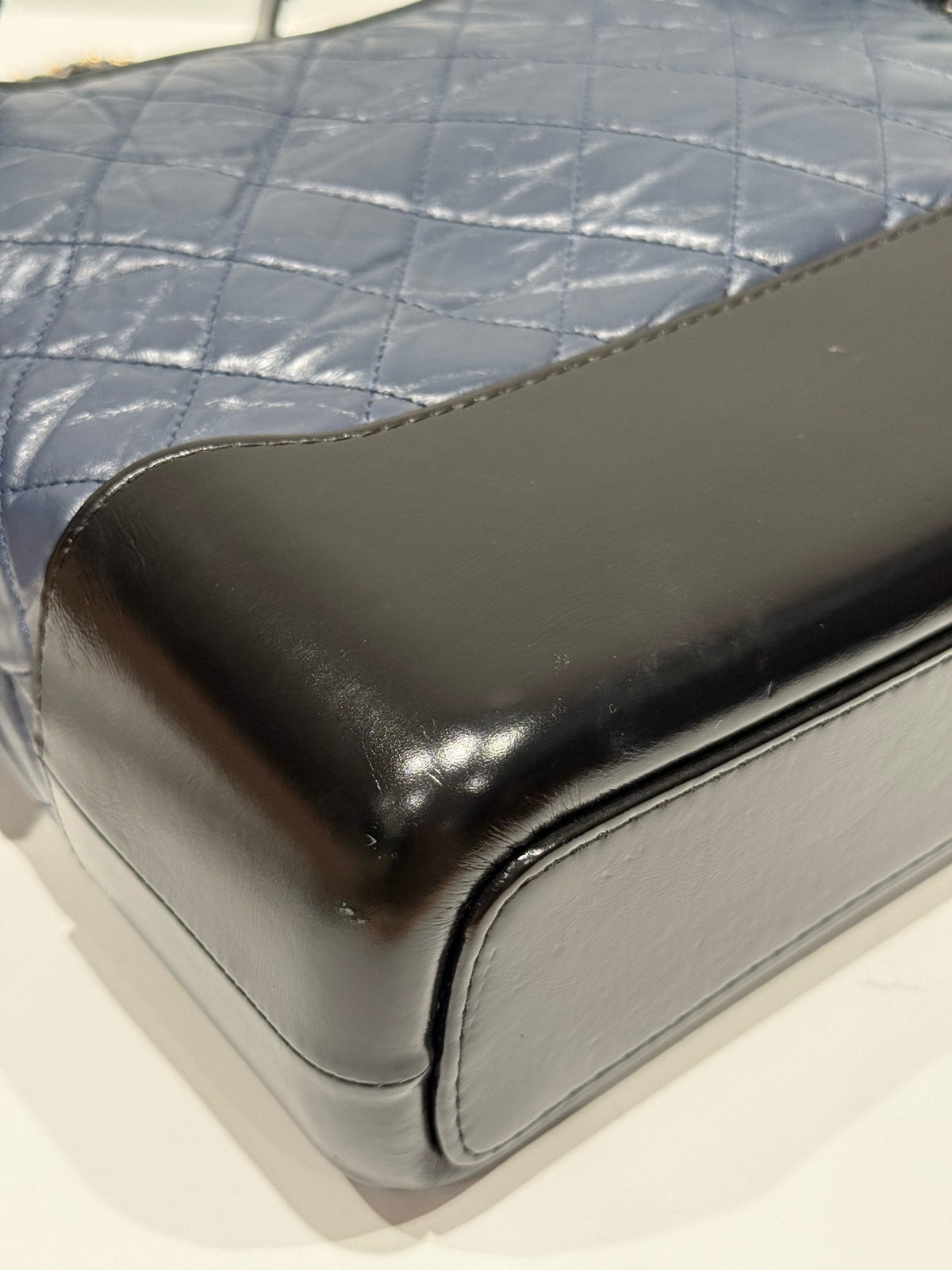 Chanel - Gabrielle Medium - Leather - Navy - (medium)