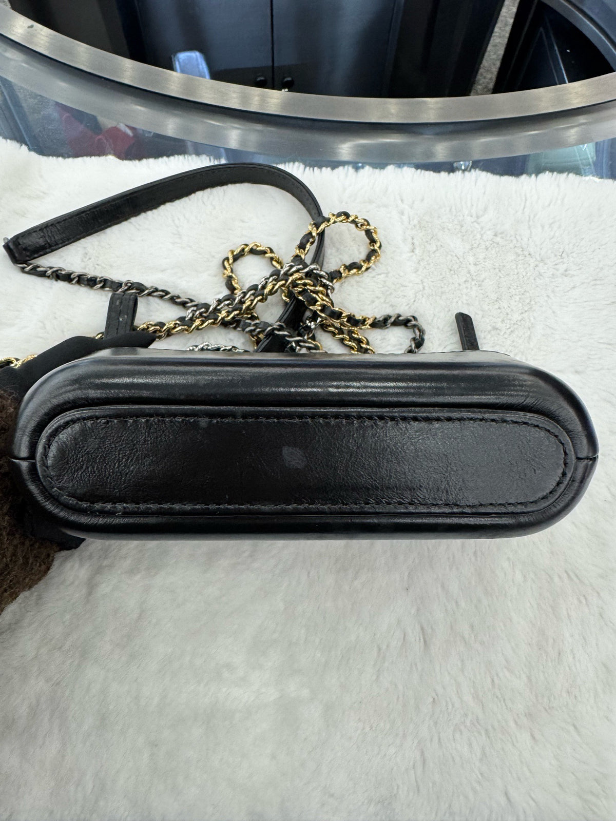Chanel - Gabrielle Mini - Leather - Black - (mini)