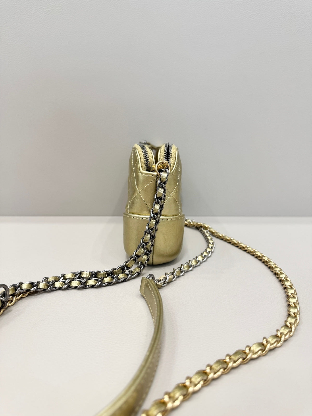 Chanel - Gabrielle Mini WOC - Leather - Gold - (mini)