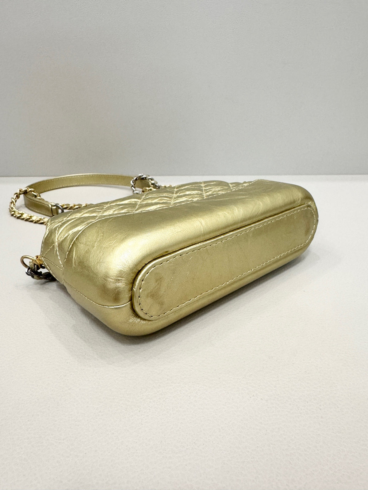 Chanel - Gabrielle Mini WOC - Leather - Gold - (mini)