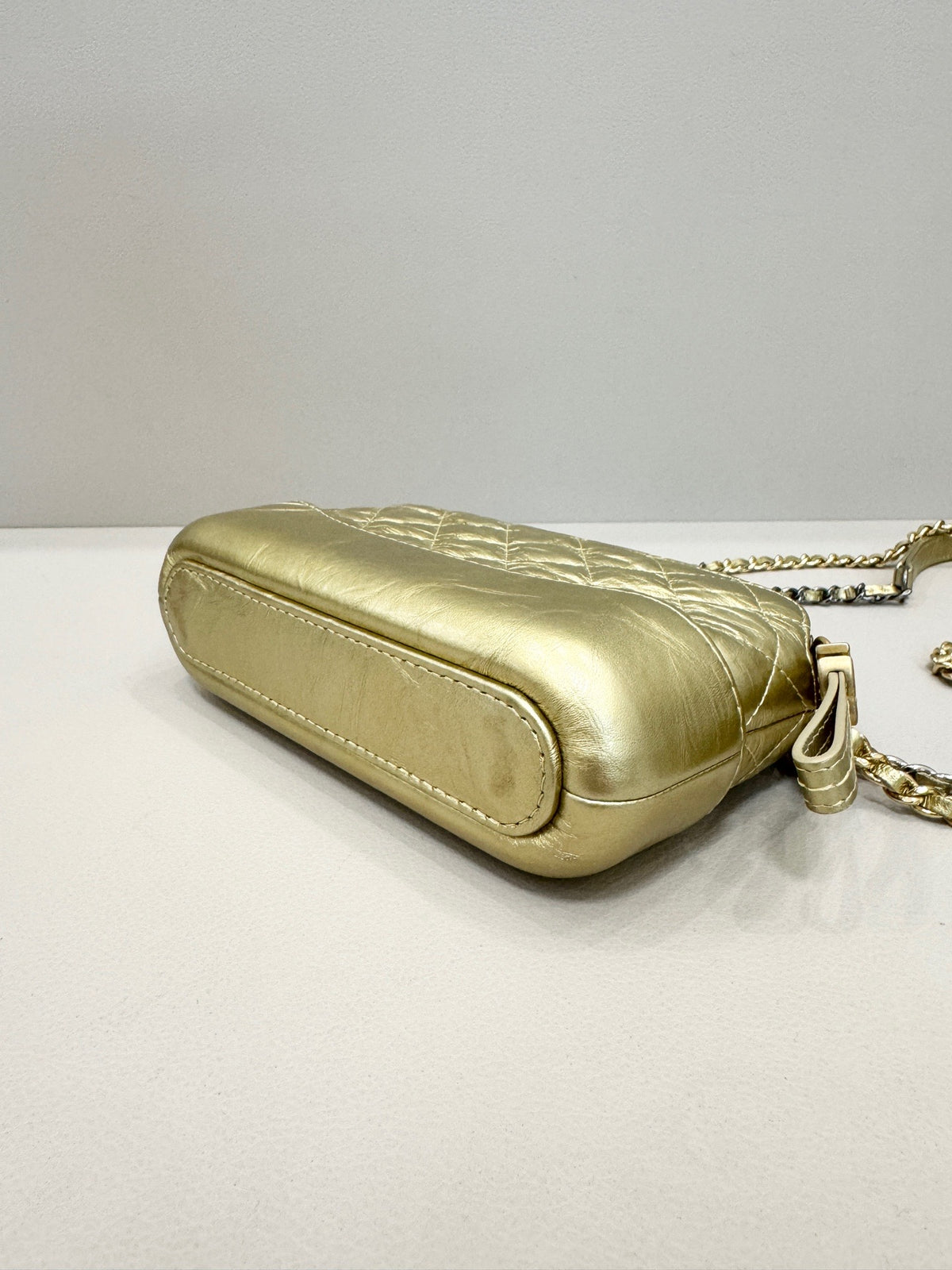 Chanel - Gabrielle Mini WOC - Leather - Gold - (mini)