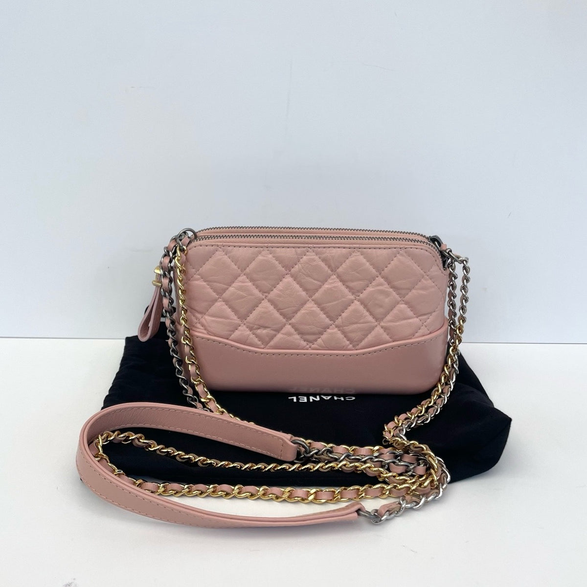 Chanel - Gabrielle Mini WOC - Leather - Pink - (mini)
