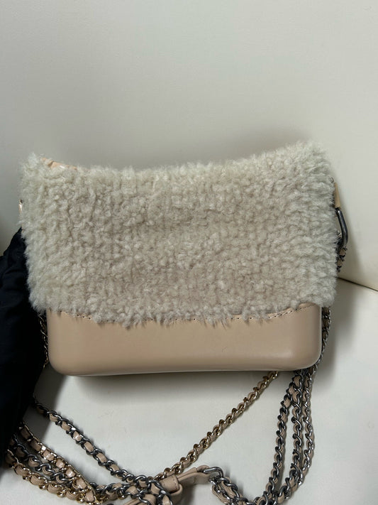 Chanel - Gabrielle Small - Fur - Shearling - Beige - (small)