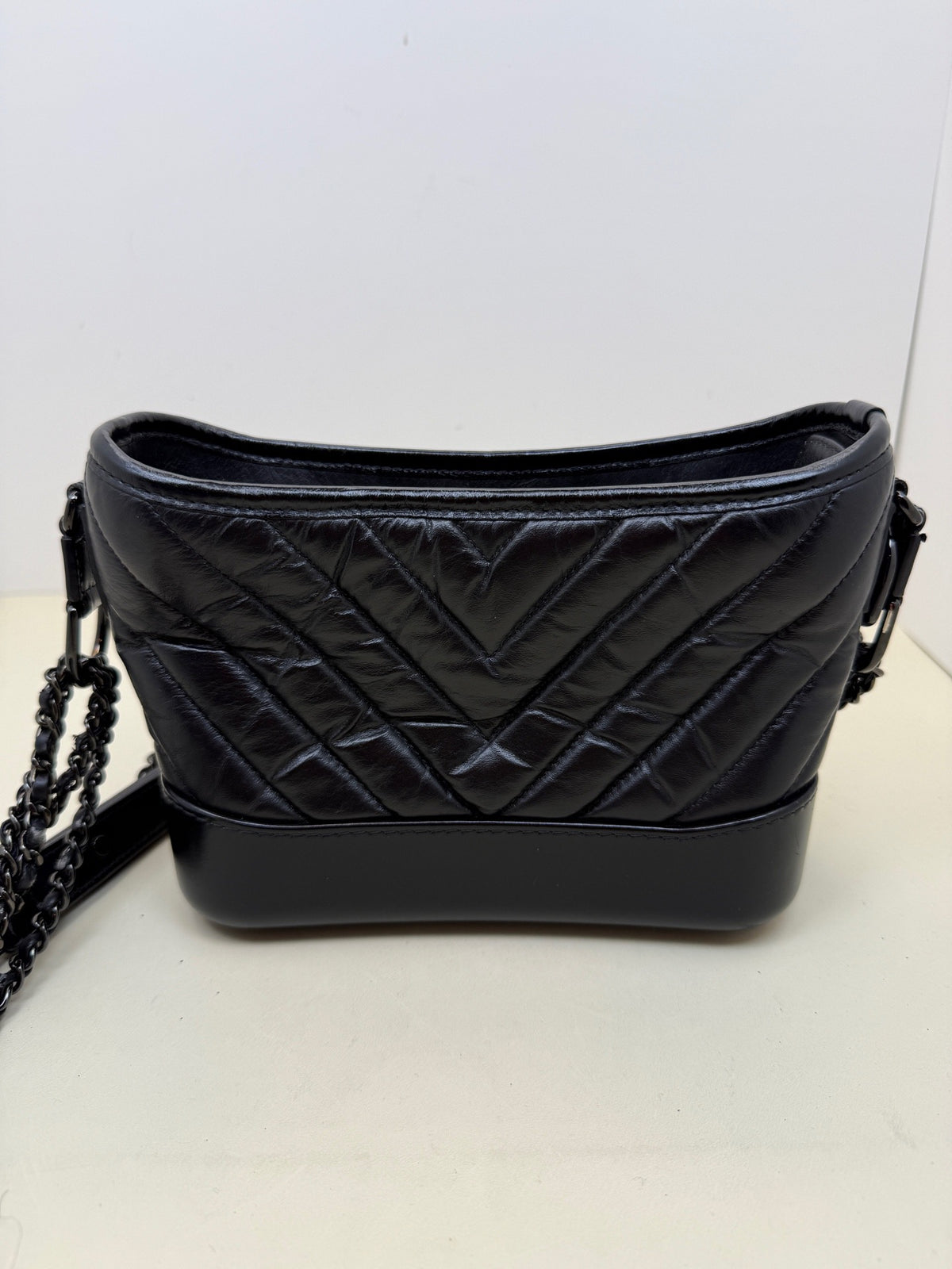 Chanel - Gabrielle Small - Leather - Black - (small)