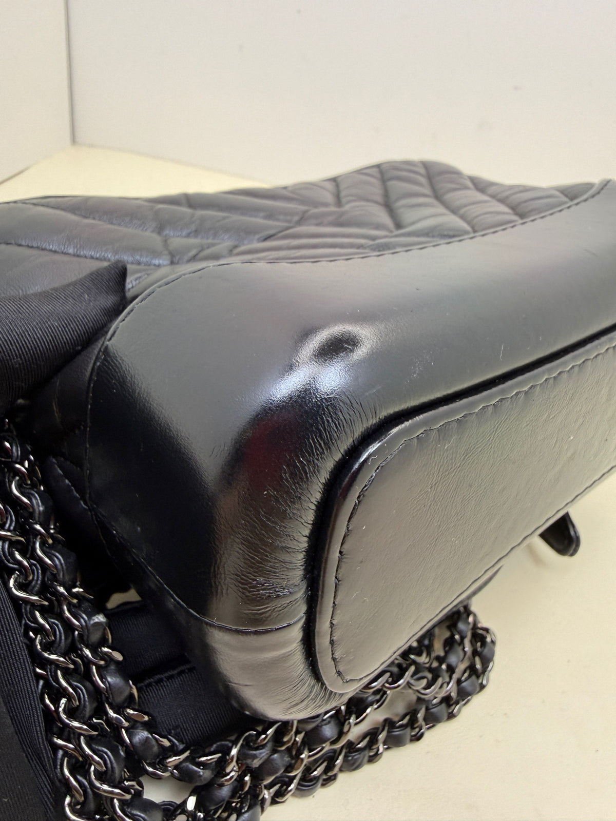 Chanel - Gabrielle Small - Leather - Black - (small)