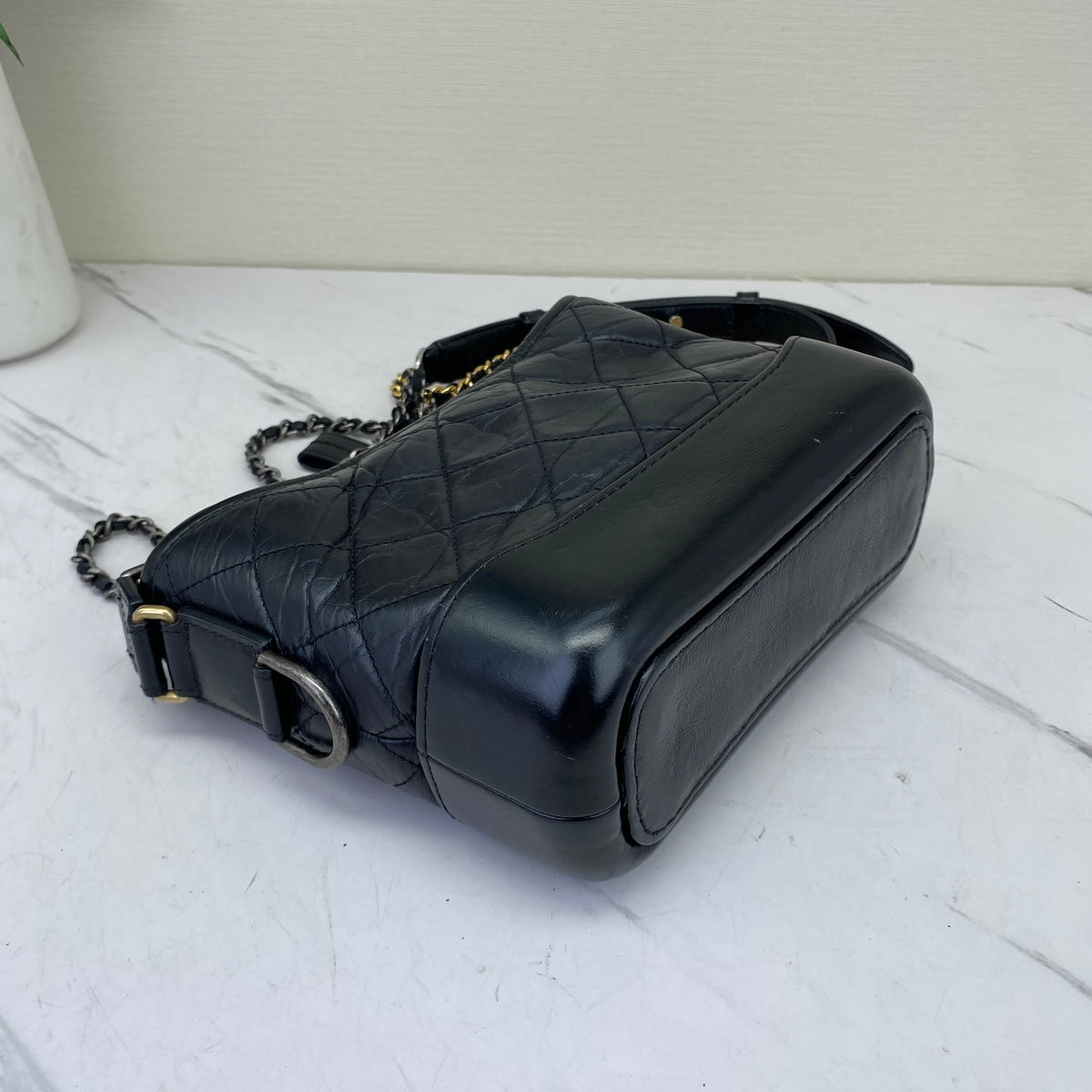 Chanel - Gabrielle Small - Leather - Black - (small)