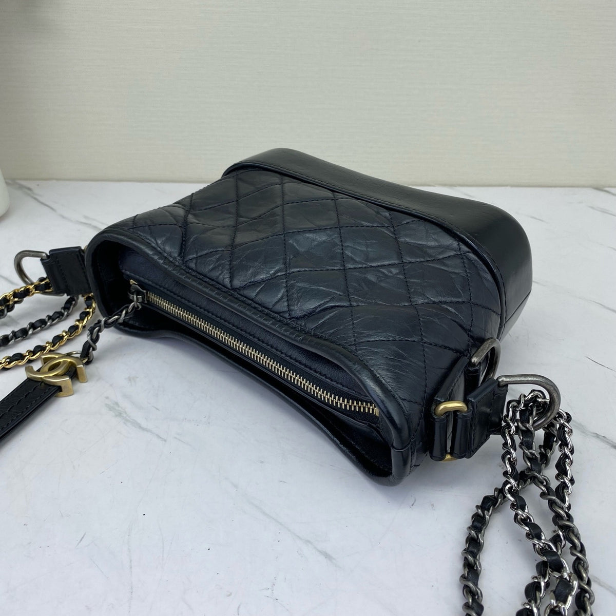 Chanel - Gabrielle Small - Leather - Black - (small)