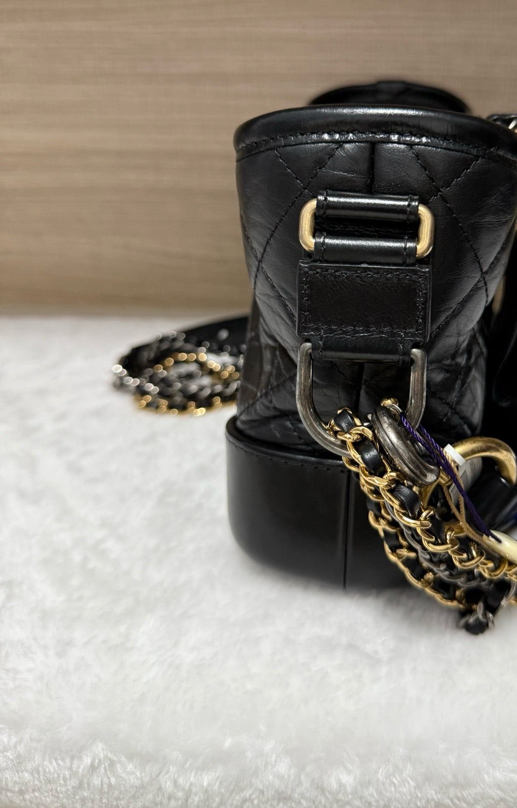 Chanel - Gabrielle Small - Leather - Black - (small)