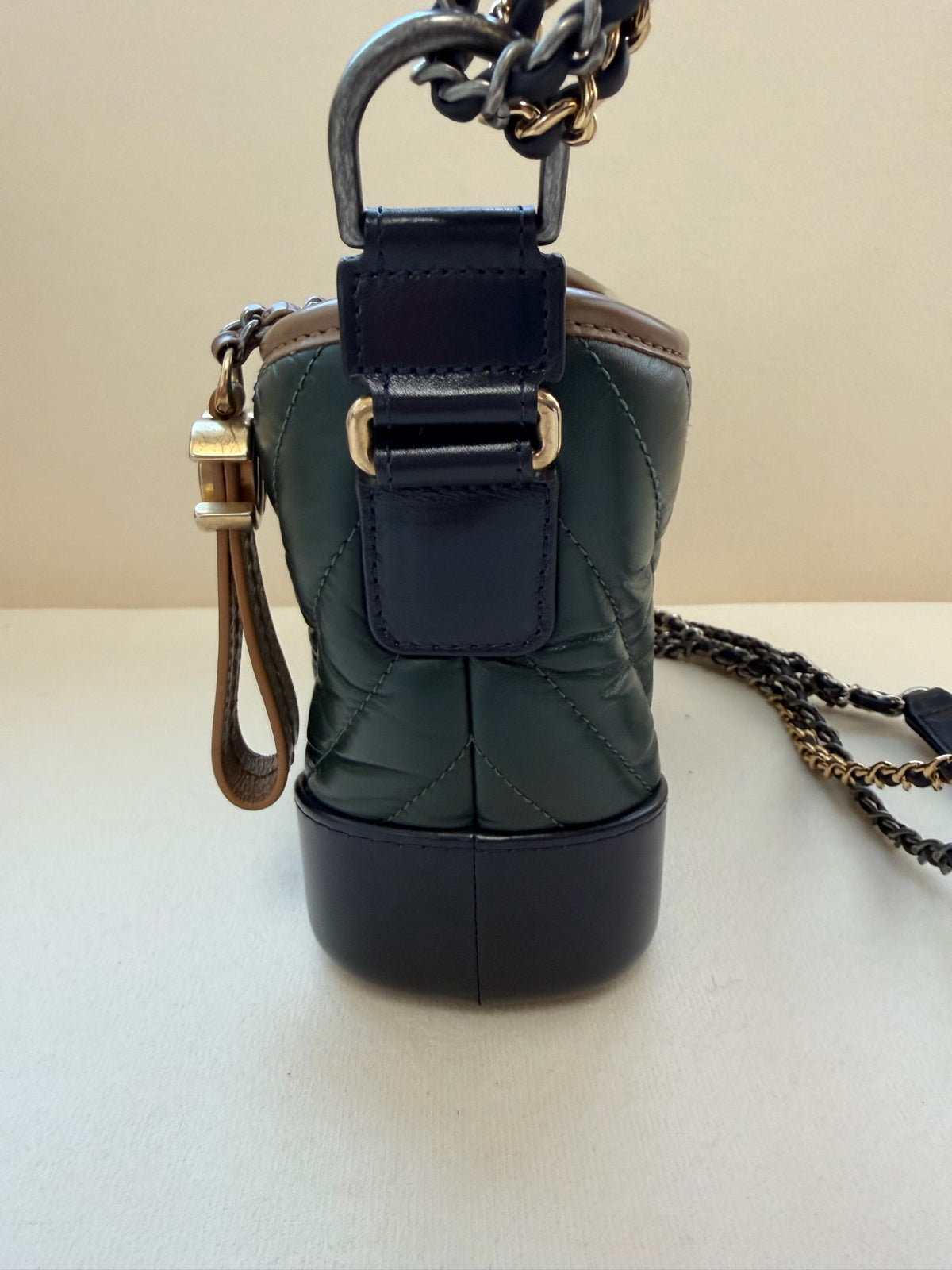 Chanel - Gabrielle Small - Leather - Green - (small)