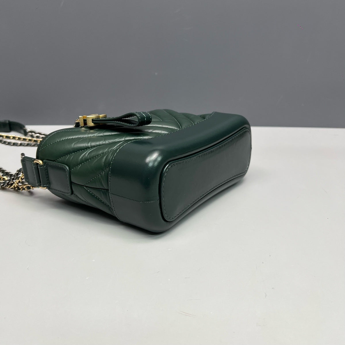 Chanel - Gabrielle Small - Leather - Green - (Small)