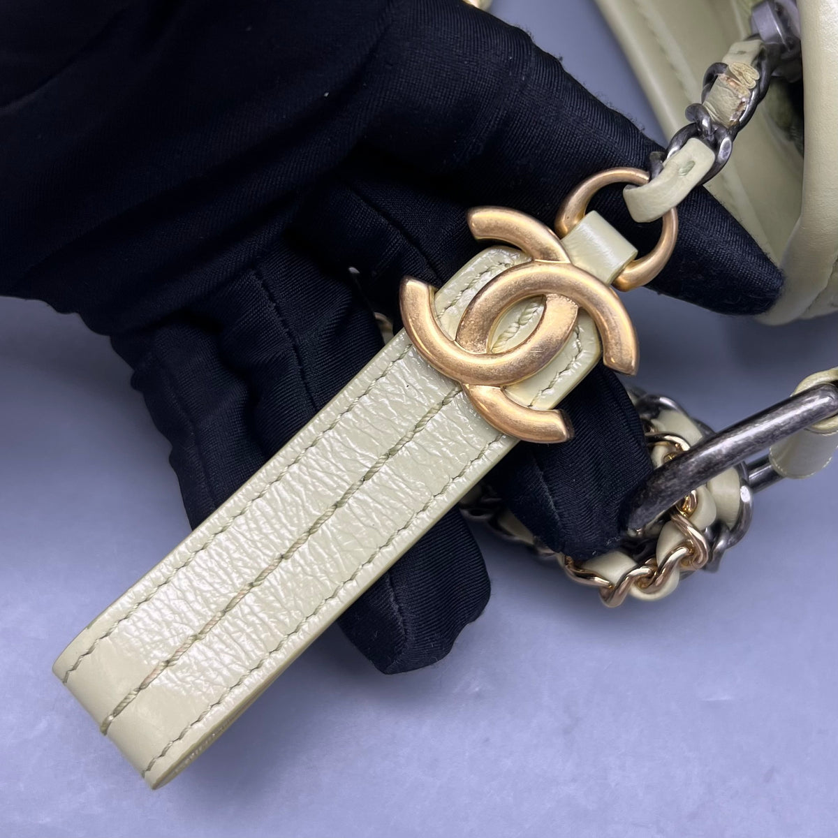 Chanel - Gabrielle Small - Leather - Green - (small)