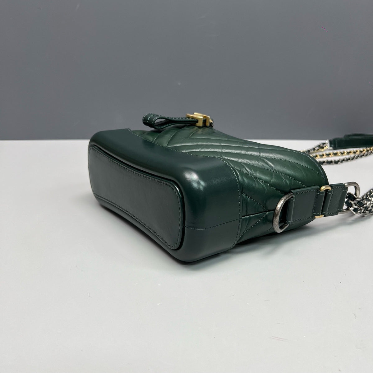 Chanel - Gabrielle Small - Leather - Green - (Small)