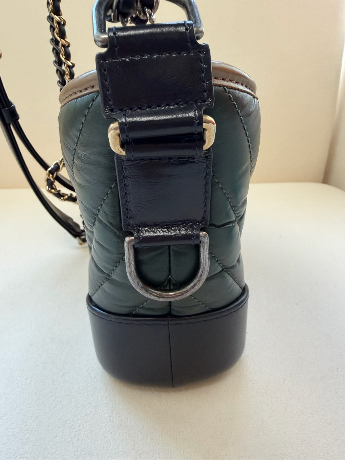 Chanel - Gabrielle Small - Leather - Green - (small)