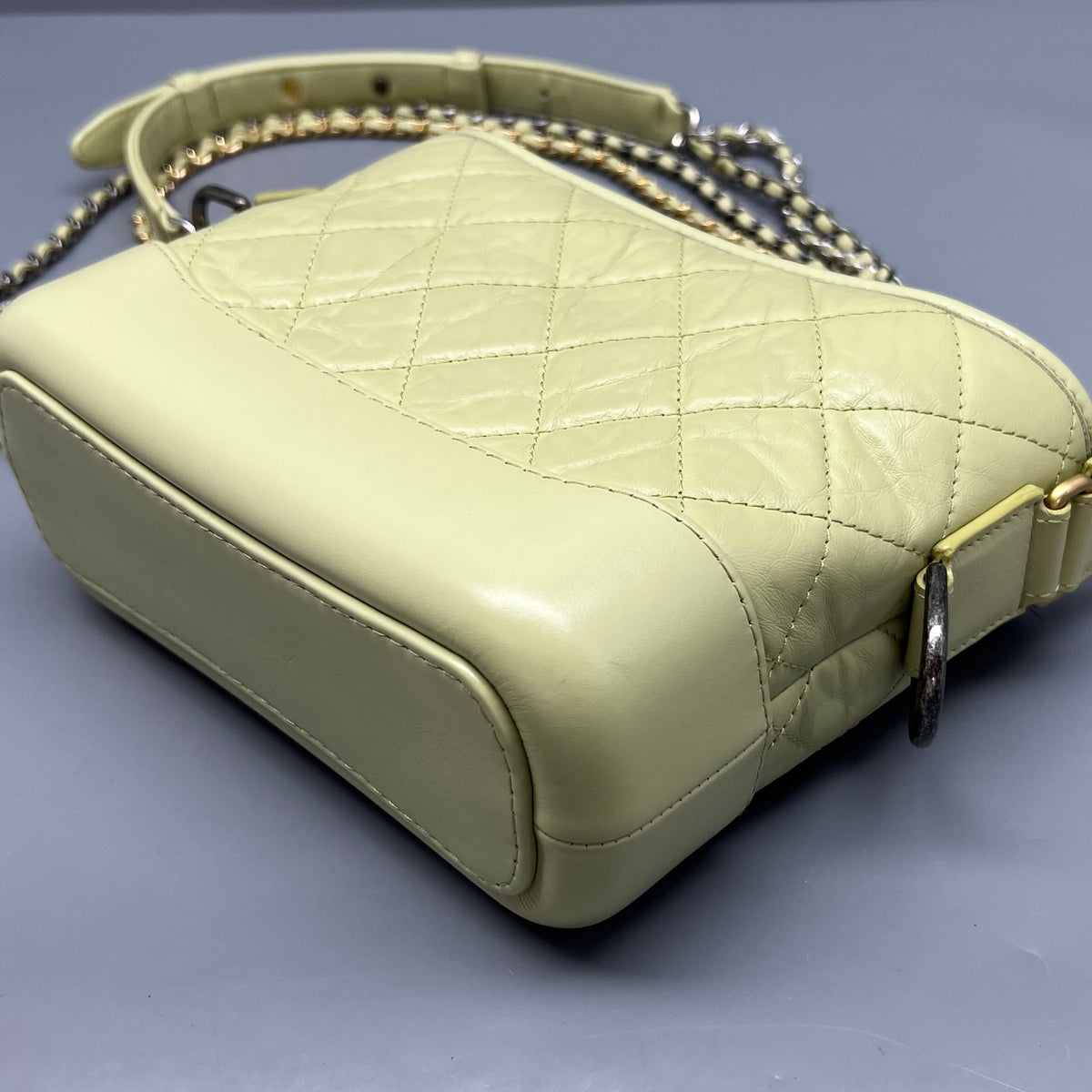 Chanel - Gabrielle Small - Leather - Green - (small)