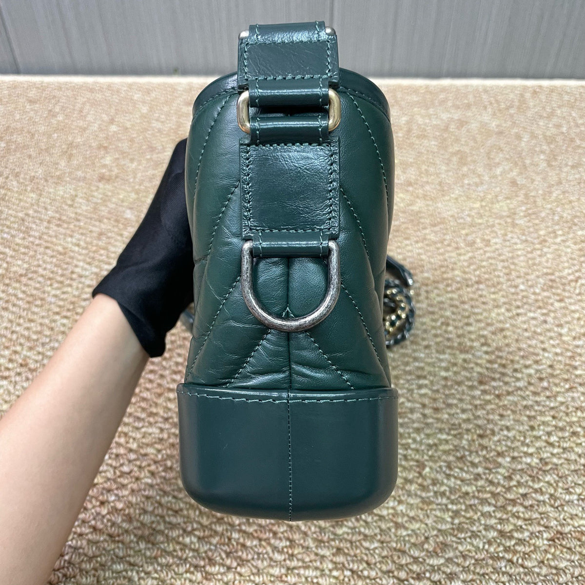 Chanel - Gabrielle Small - Leather - Green - (Small)