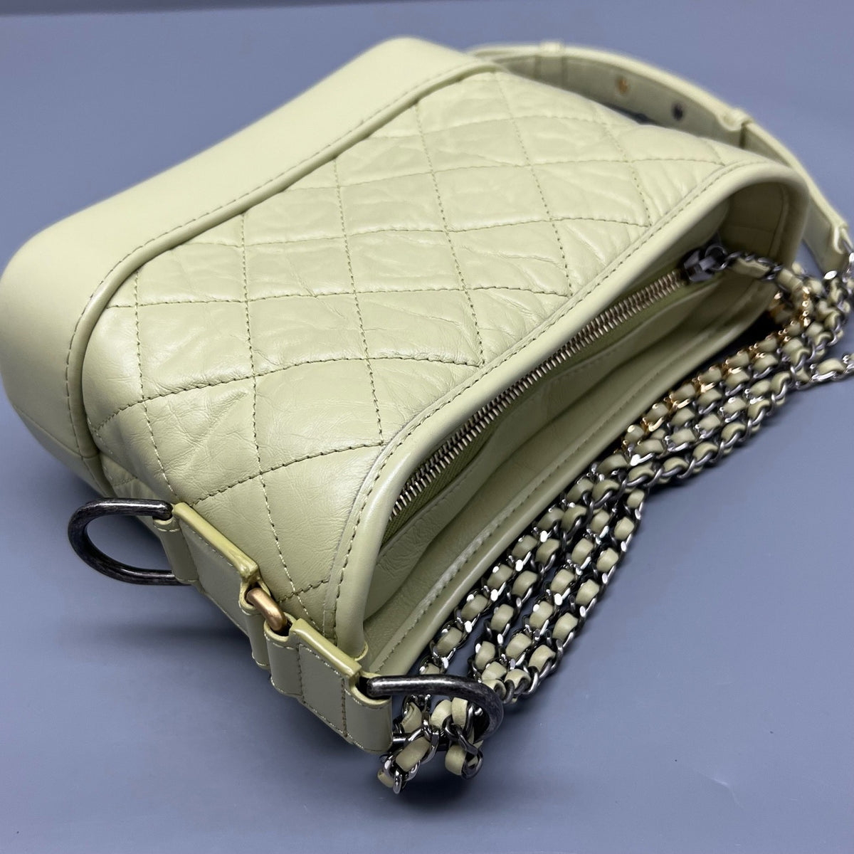 Chanel - Gabrielle Small - Leather - Green - (small)