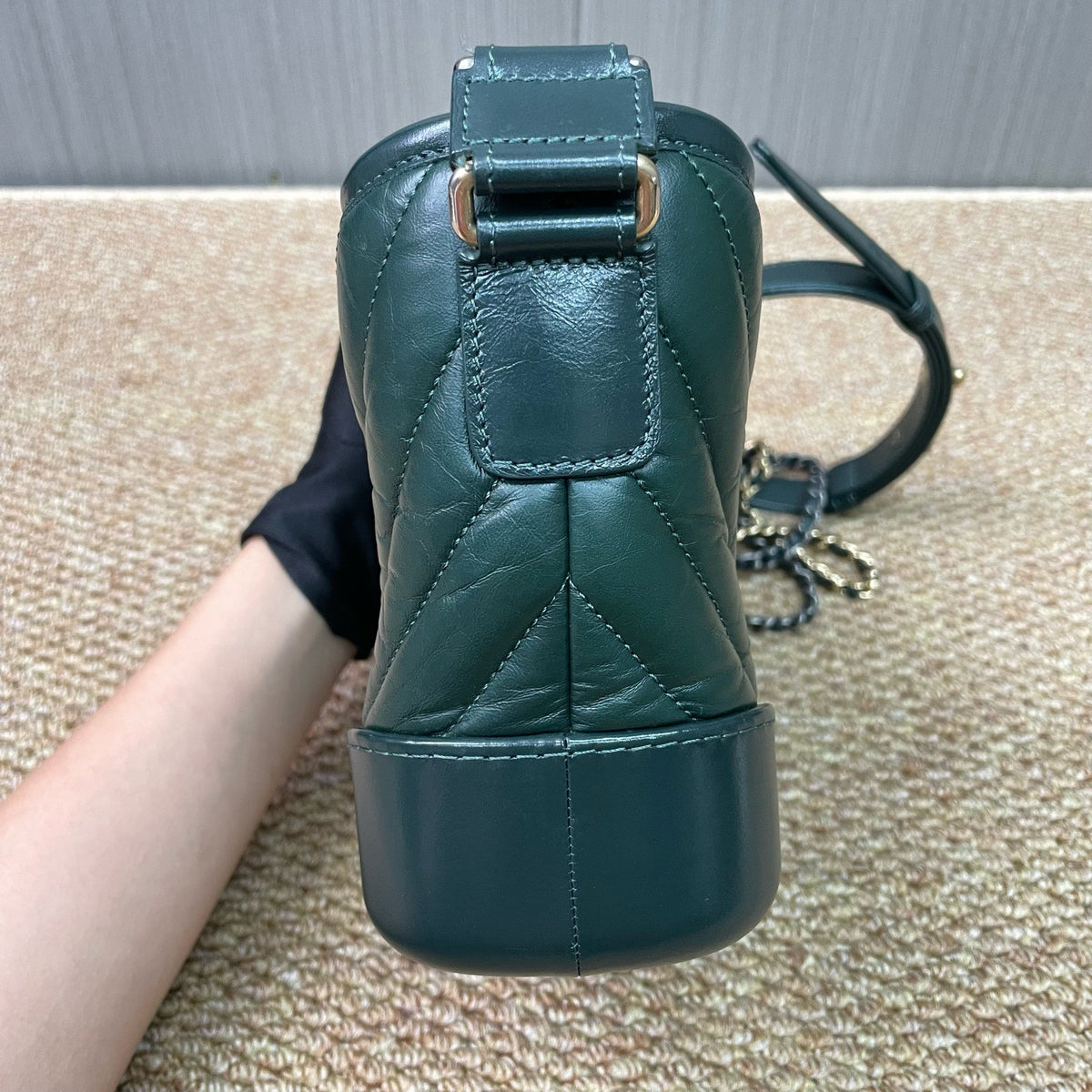 Chanel - Gabrielle Small - Leather - Green - (Small)