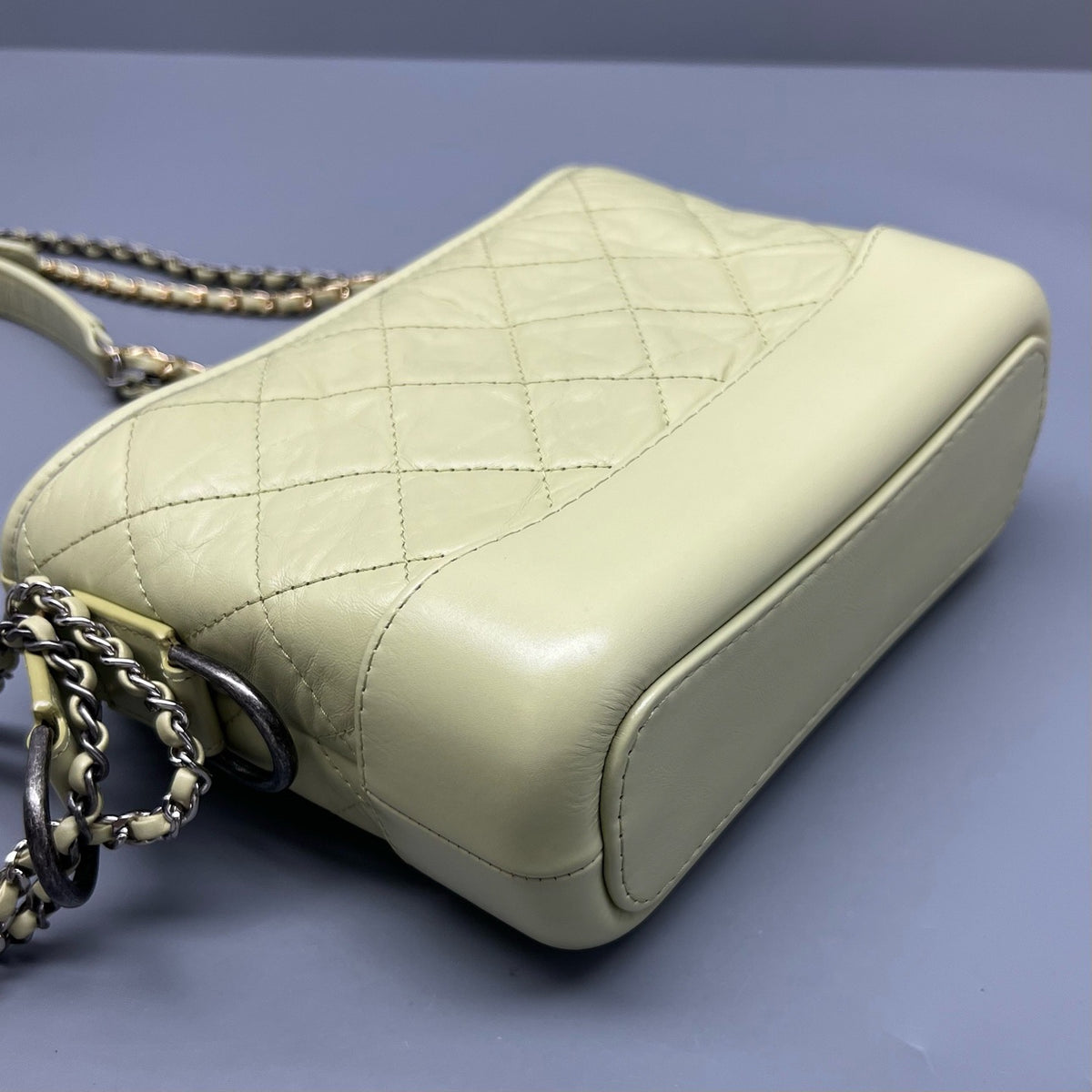 Chanel - Gabrielle Small - Leather - Green - (small)