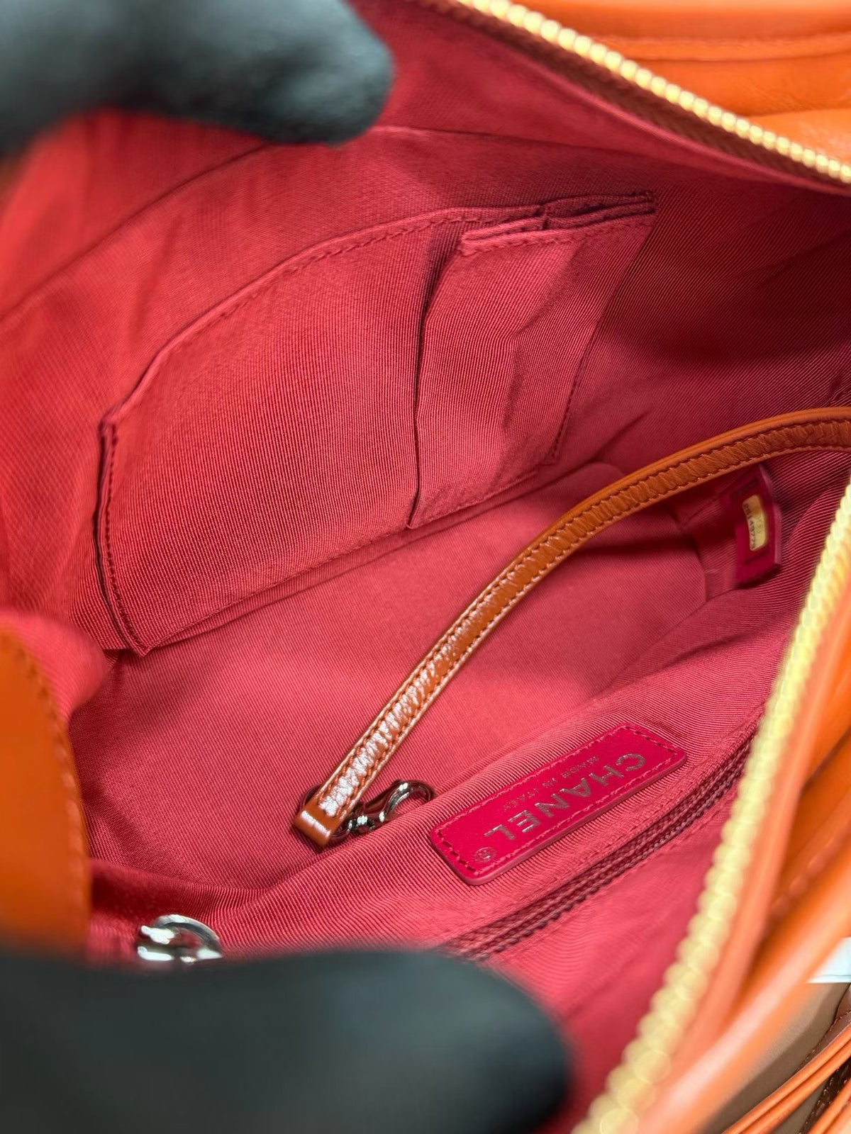 Chanel - Gabrielle Small - Leather - Orange - (small)