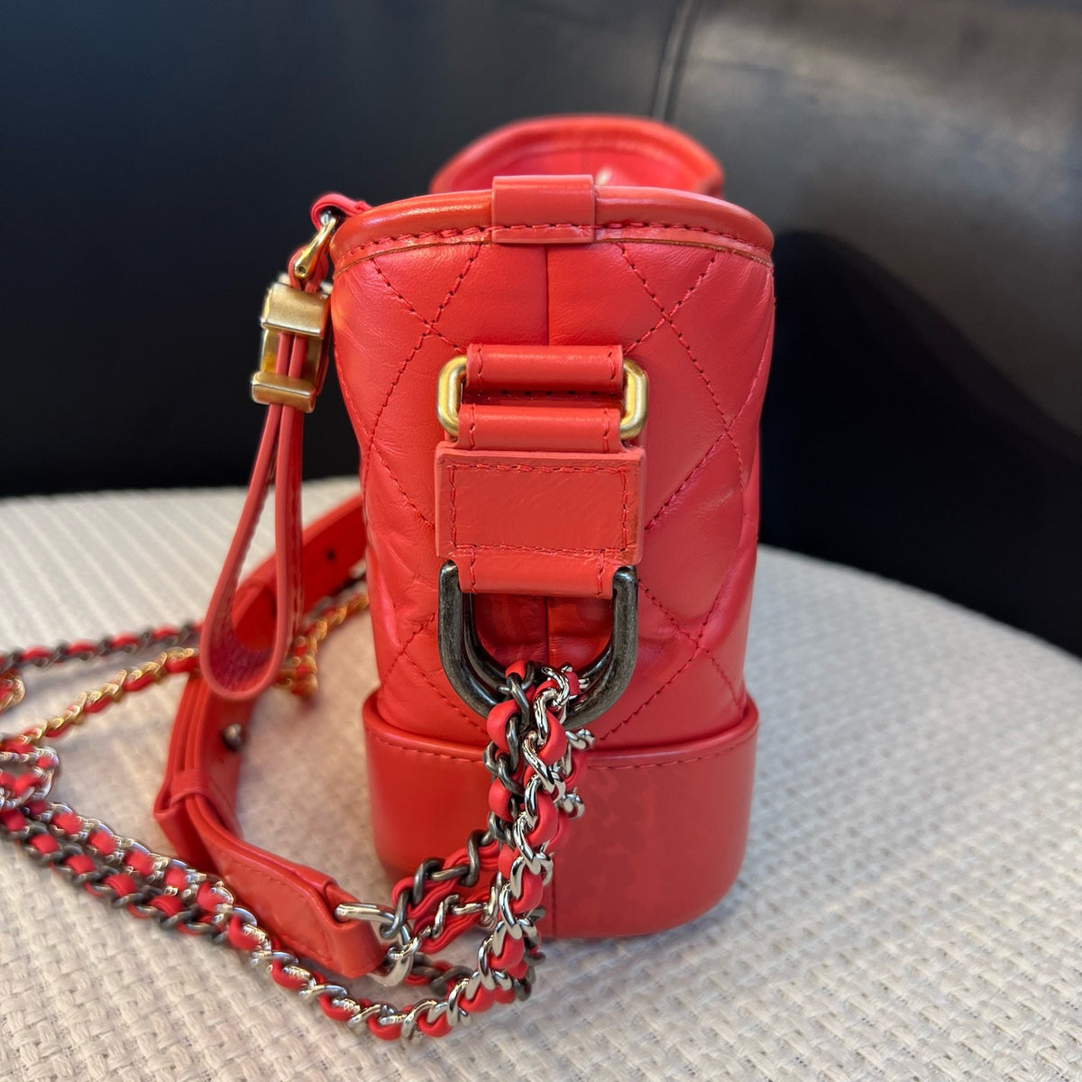 Chanel - Gabrielle Small - Leather - Pink - (small)