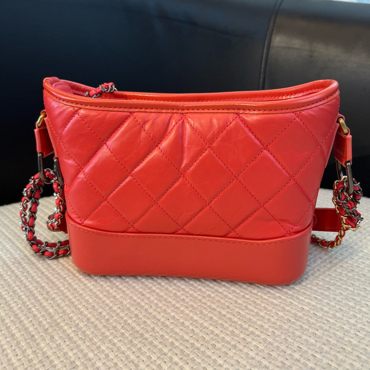 Chanel - Gabrielle Small - Leather - Pink - (small)