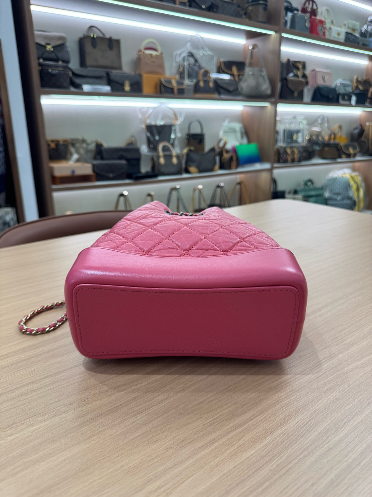 Chanel - Gabrielle Small - Leather - Pink - (small)