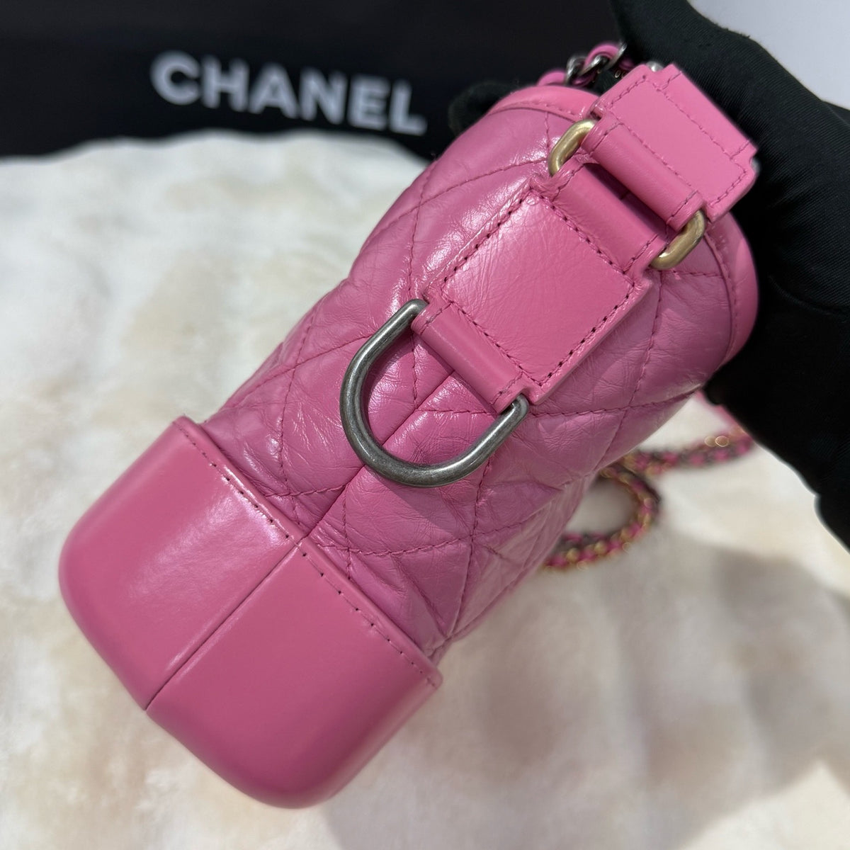 Chanel - Gabrielle Small - Leather - Pink - (small)
