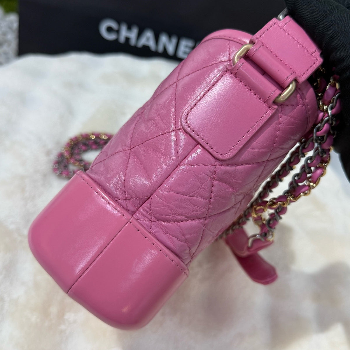 Chanel - Gabrielle Small - Leather - Pink - (small)