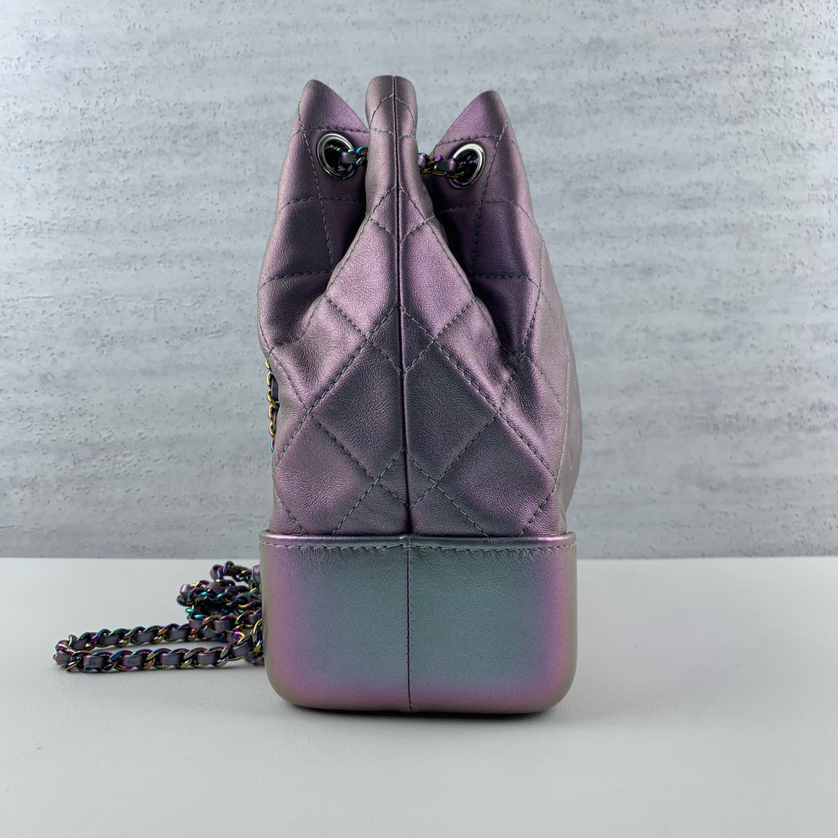 Chanel - Gabrielle Small - Leather - Purple - (Small)