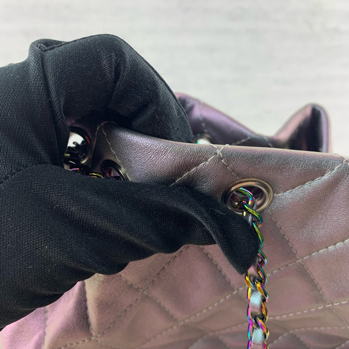 Chanel - Gabrielle Small - Leather - Purple - (Small)
