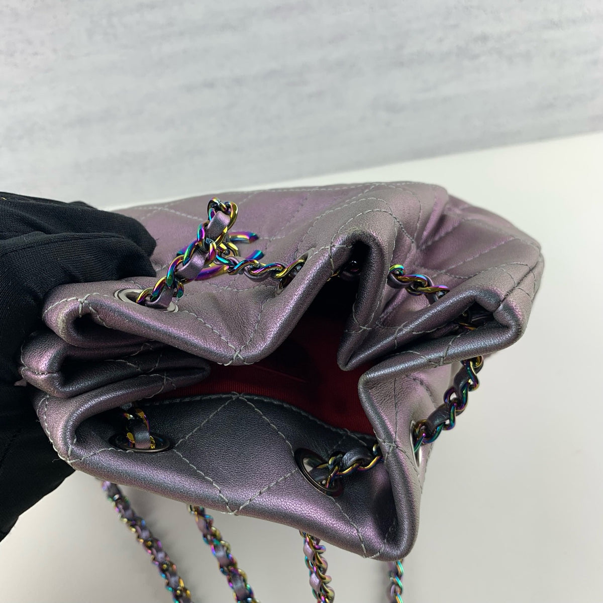 Chanel - Gabrielle Small - Leather - Purple - (Small)